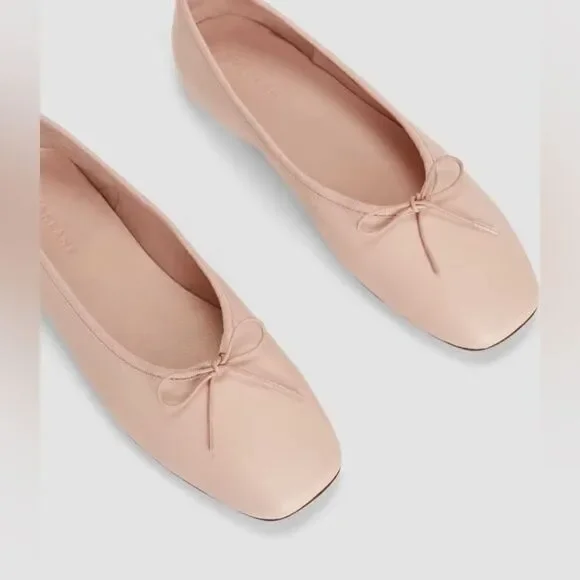 Everlane Italian leather day ballet flat in pink - Picture 5 of 17